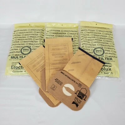 15 Electrolux "Style C" VACUUM CLEANER FILTER BAGS: 4-PLY & SELF-SEALING DVC - Image 1 of 2