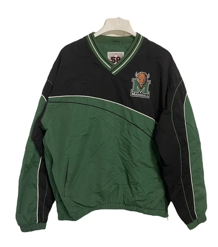 Vintage 58 Sports Marshall University Thundering Herd Pullover Jacket Sz XL Cover