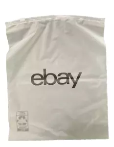 Lot of 25 eBay Zip Bags 7.5" x 9.5" Frosted Clothing Storage Bags New R36 - Bild 1 von 4