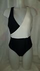 Gorgeous black cream PRIMARK swimming bathing suit costume Size 10 (TV)