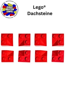 Lego® 8 x Dachstein Ecke Innenecke 3046 rot Slope Roof Brick Creator City Haus  - Picture 1 of 2