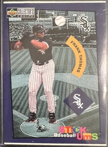 1998 Upper Deck Collector's Choice #8 - Stick-Ums - Frank Thomas - NM to MT
