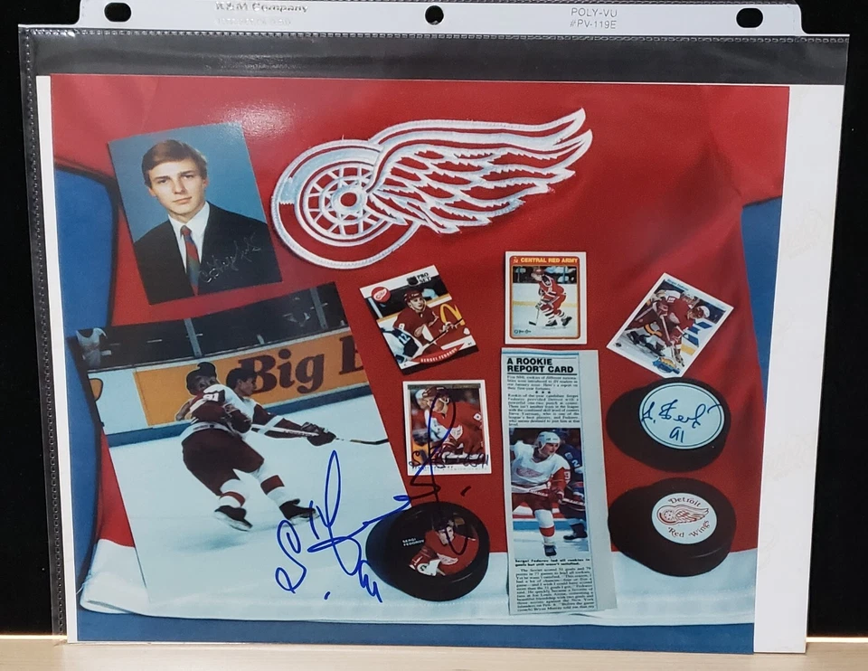 塞尔吉·费德罗夫签名 8 X 10 — 第 1/1 张图片