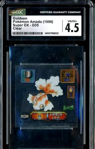 1998 Pokemon Amada Super Dx Clear D35 Goldeen CGC 4.5 VG-EX+ - Picture 1 of 1