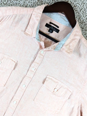 Marc Anthony Linen Blend Button Up Shirt Men's XXL Long Sleeve - Image 1 of 4