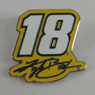 Kyle Busch Pin #18 M & M Joe Gibbs Racing Nascar Cup Series - Image 1 of 4