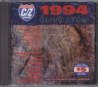 RAWK ATLAS / VARIOUS ARTISTS PROMOTIONAL SAMPLER CD COMPILATION 1994 - Bild 1 von 2