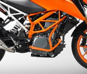 Sturzbügel Motor Rahmen Schutz Paar für KTM DUKE 250 390 2017-2022, orange - Bild 1 von 6