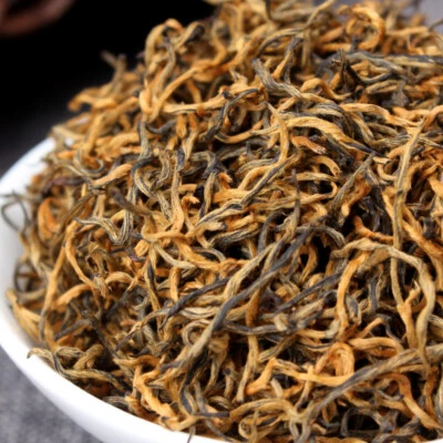 Supreme Dianhong Golden Buds JIN SI Dian Hong Gold Yunnan té negro 250 g Foto 1 de 4