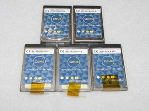 LOT 5 Callunacard CT520RM 520MB PC ATA Card PCMCIA Type III /PHONE ,NORTEL,ETC - Picture 1 of 3