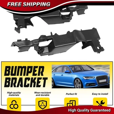 Juego de 2 soportes de parachoques delanteros izquierdo y derecho Audi S6 A6 Quattro 2012-2018 Foto 1 de 4