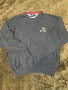 Tommy Hilfiger Golf Uni Of Pittsburgh Panthers Crewneck Sweater Navy NCAA XXL - Bild 1 von 11