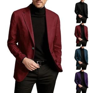 Trendy Men's Suit Jacket with Slim Fit Design Suitable For Various Occasions - Picture 1 of 20
