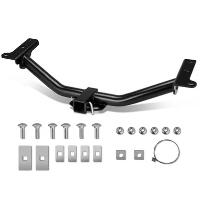 Kit receptor engate reboque preto Fit 09-20 Dodge Journey 4000 lb traseiro redondo 2" - Imagem 1 de 4