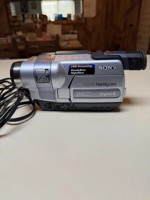 Sony Handycam DCR-TRV250 Digital-8 Camcorder. Tested And Working. - Image 1 of 4