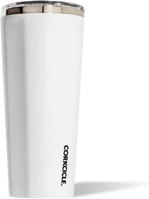 Corkcicle Classic Tumbler - Keeps Drinks Hot for 3 24 Ounces, Gloss White  - Image 1 of 4