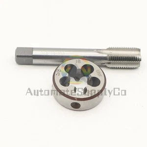 5/8"-18 UNF Tap and Die Set Right Hand, 5/8 x 18 UNF Thread Tap and Round Die - Picture 1 of 7