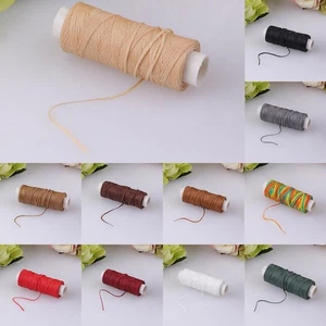 1 Spool Flat Waxed Polyester Braided Waxed Thread Cord for - Picture 1 of 19
