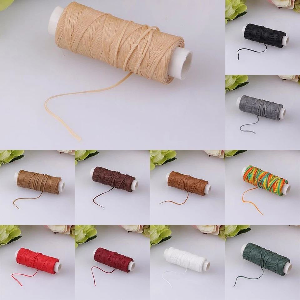 1 Spool Flat Waxed Polyester Braided Waxed Thread Cord for - Image 1 of 1