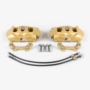 Rear brake calipers kit for BMW X5 F15 X6 F16 upgrade to Brembo 4pot Gold - Picture 1 of 9