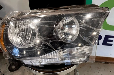 11 12 13 DODGE DURANGO Right Passenger Headlamp Halogen Black Bezel Clean! - Image 1 of 3