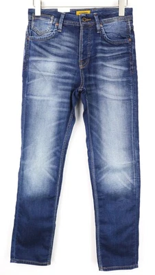 JACK & JONES Tim Men's W29/L32 Blue Wash Jeans Slim Straight Cotton Blend - Image 1 of 4