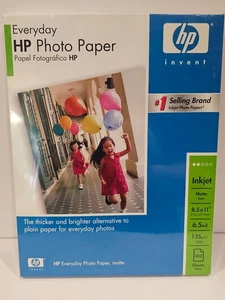 NOWY Hewlett Packard HP Papier fotograficzny Matowy 100 arkuszy 8,5 x 11 - Zdjęcie 1 z 2