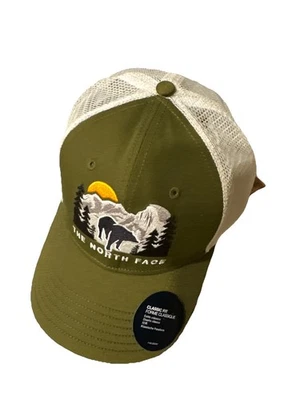Sombrero de camionero North Face Mudder Olive Bear Snap nuevo - envío rápido y gratuito $35 Foto 1 de 4
