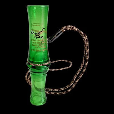 Vintage Haydel’s BF-99 Black Foot Goose Call w/ Lanyard Waterfowl Hunting - Image 1 of 4