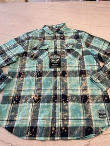 Angry Minnow Vintage Flannel - Picture 1 of 11