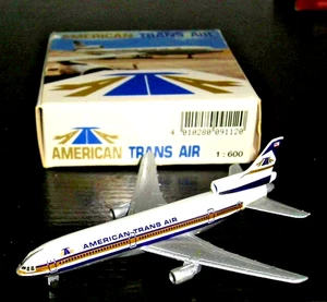 AMERICAN TRANS AIR. L-1011.Schabak # 909/112. Scale 1:600. Boxed Diecast Model. - Picture 1 of 2
