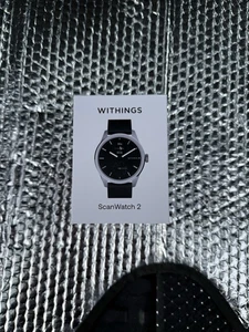 WITHINGS ScanWatch 2 BRAND NEW SEALED BLACK - Picture 1 of 5