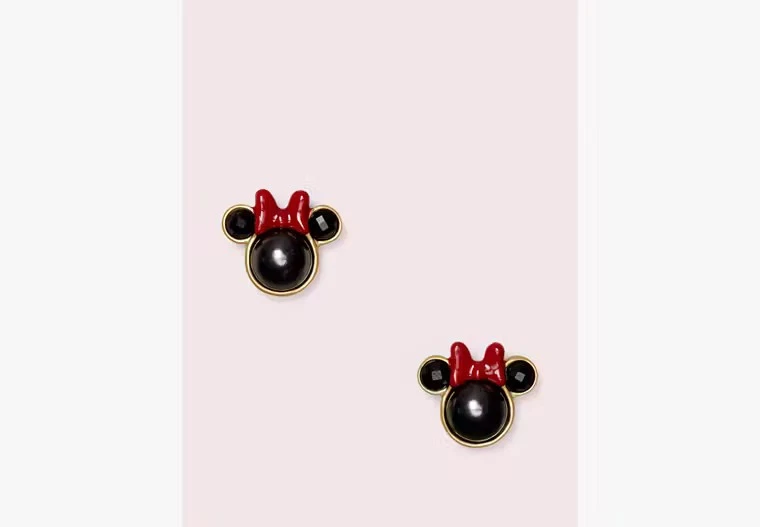 Kate Spade X Minnie Mouse Studs Earrings Dust Bag NWT $49 - Image 1 of 1