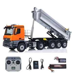 1:14 Kabolite 5801 RC Tractor Truck 3Axles 4X4 RTR Electric Lifting Dump Trialer - Picture 1 of 22
