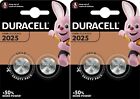 4 x Duracell CR2025 3v Lithium Button Batteries Coin Cell DL2025 2025 Long Exp