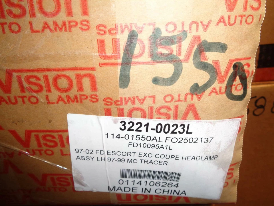 Ford Escort 1997-02 solo sedán, 1997-99 Mercury Tracer nuevo faro izquierdo Foto 1 de 1