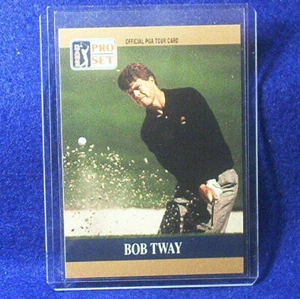 1990 PRO SET PROSET BOB TWAY PROMO PROTOTYPE FOR REVIEW ONLY GOLF CARD NO # - Picture 1 of 5