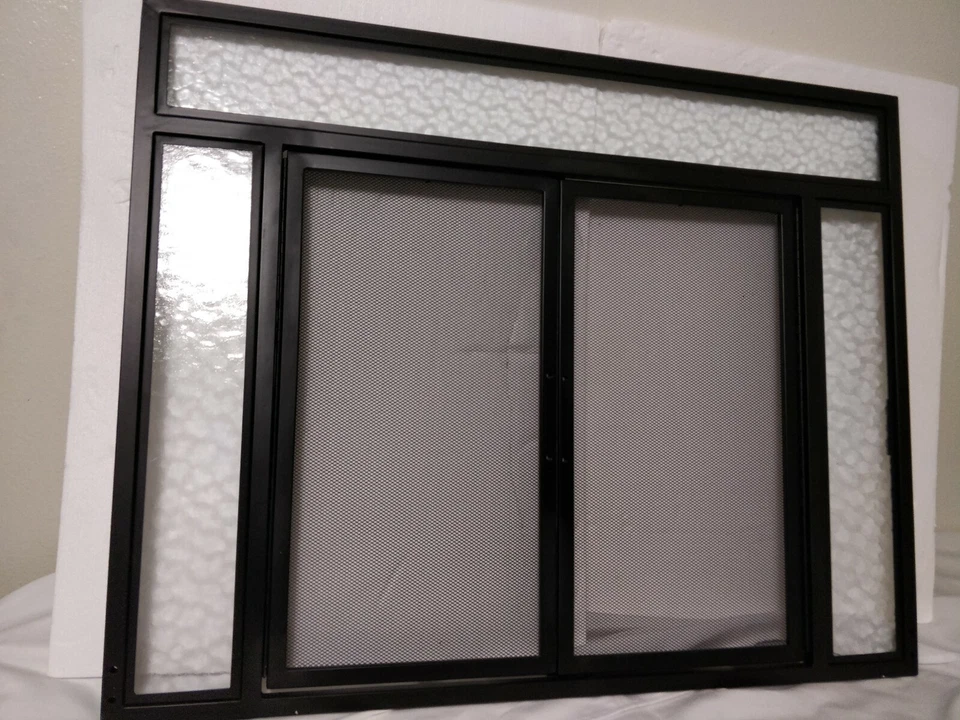 LEER - Pantalla de chimenea Pleasant Hearth Manchester tamaño pequeño negra, # FA183S-P Foto 1 de 4