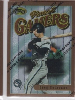 1996 Topps Finest Baseball Greg Colbrunn #176 - Image 1 of 2