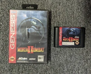 Mortal Kombat II (Sega Genesis, 1994) In Original Box! Tested! - Picture 1 of 4