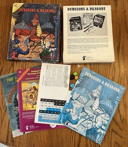 DUNGEONS & DRAGONS BASIC SET (HOLMES) 1978 mit Full Set Zocchi Würfel & Würfel Chits! - Bild 1 von 15