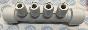 #Wavin HEP2O Collettore Quattro Porte Bianco 22mm x 10mm Push-Fit H x 96B/22W x 1 - Foto 1 di 3