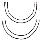 4 pièces câble DC Power Pigtails, DC 5,5 mm x 2,1 mm mâle et femelle prise fil nu...