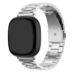 For Fitbit Versa 4/3/Sense 2 Silicone Nylon Leather Metal Watch Band Wrist Strap