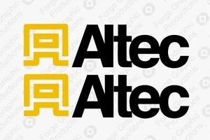 Fits Altec Equipment Decal Kit Bucket Truck 18" Graphics Fast Ship High Quality - Picture 1 of 1