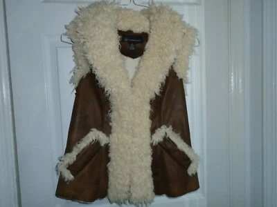 INC Faux Suede & Fur Vest Size Small - Image 1 of 2
