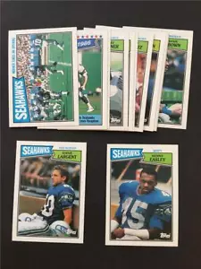 1987 Topps Seattle Seahawks Team Set 13 carte - Foto 1 di 1