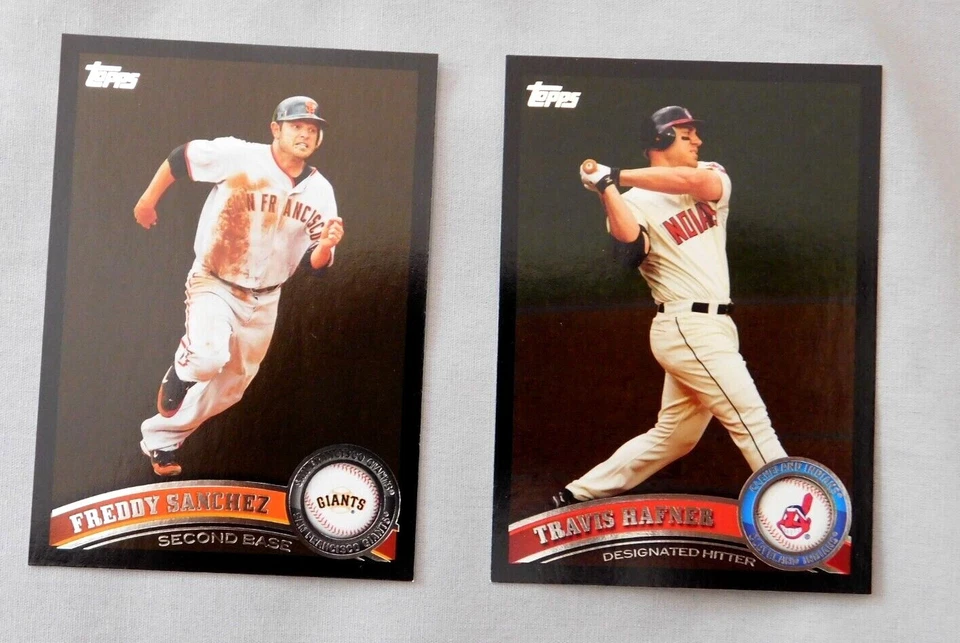 2011 Topps Walmart Black Baseball Card #251-500 Pick one - Image 1 of 1