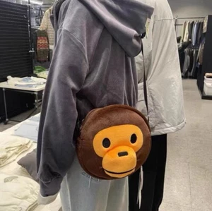 Unisex Baby Milo Affe weich Plüsch Schultertasche Sling Bag Neuheit Geschenk - Bild 1 von 11