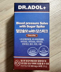 Dr. Adol Blood Pressure Solvo with Sugar Spike, 60Tablet, Blood Health Nutrients